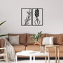 Wallity Bohem Accesorio decorativo de pared de metal Negro